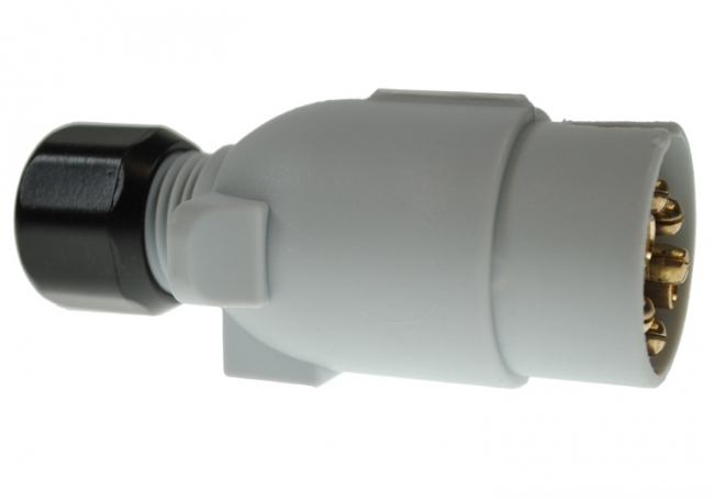 maypole s type grey plastic plug