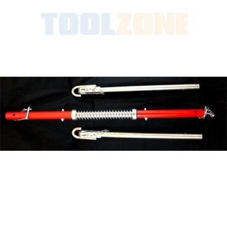 toolzone vehicle towing bar with damper spring